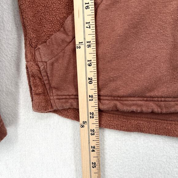 REI Wallace Lake Fleece Pullover Womens Small Rose Sunfade Clay Hemp Funnel Neck - Picture 16 of 16